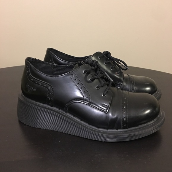 dr martens platform oxford